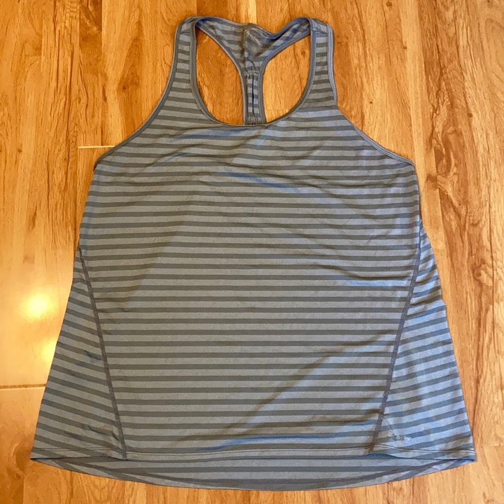 Calvin Klein Striped Quick Dry Workout Tank